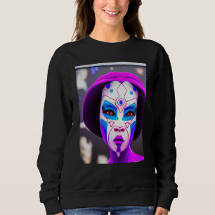 Sudadera Fiesta Rave Psicodélico EDM Trance Club DJ Neon  3