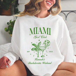 Sudadera Fiesta Retro Moderna Verde y Amarilla de Bach en M