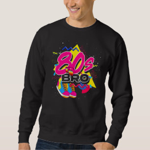 Sudadera Fiesta temática Bro Retro de los años 80 Música de
