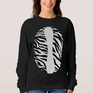 Sudadera Fiesta temática de la jungla de estampado de cebra