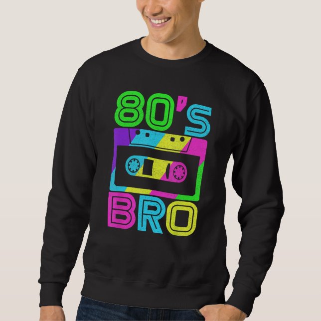 Sudadera Fiesta temática de moda 80 de los años 80 (Anverso)