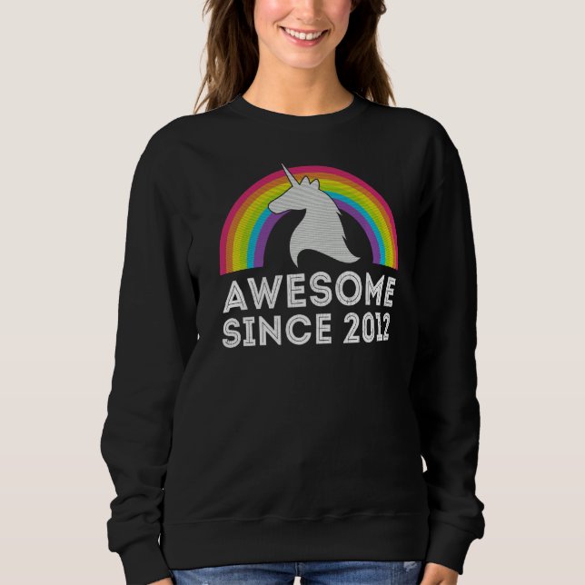 Sudadera Fiesta unicornio de 10 años (Anverso)