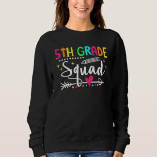 Sudadera Fifth Grade Squad Back To School 5th Grade Teacher