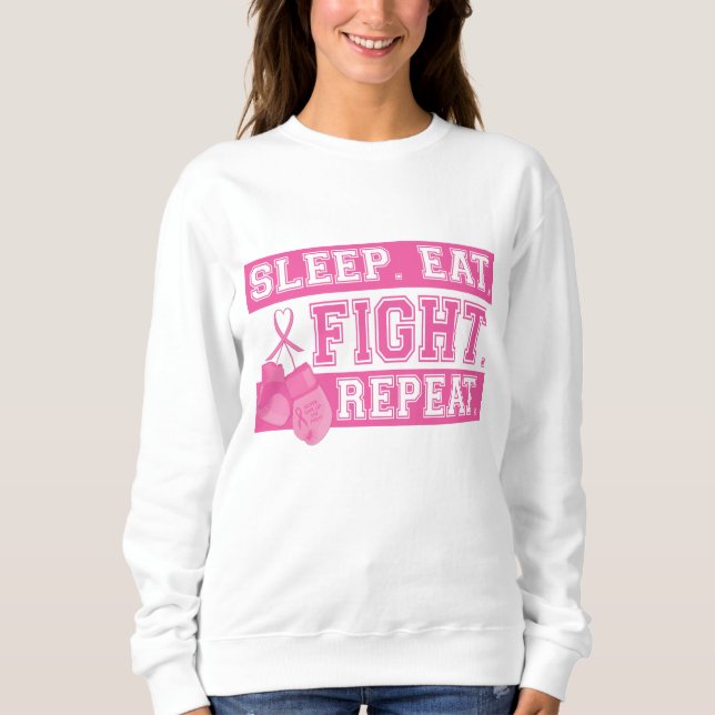 Sudadera Fight Breast Cancer Awareness Sweatshirt (Anverso)