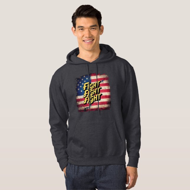 Sudadera Fight Fight Fight - élection Donal Trump (Anverso completo)