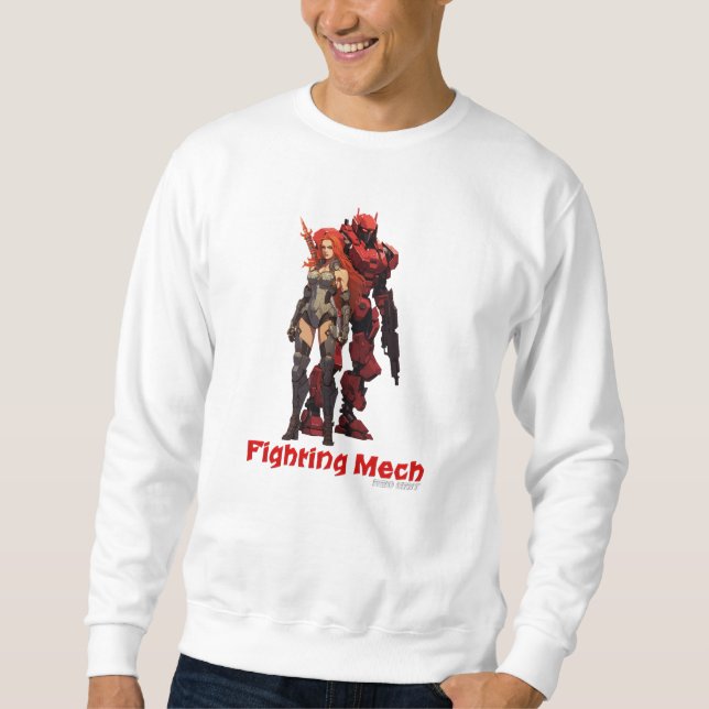 Sudadera Fighting Mech (Unidad Roja) (Anverso)