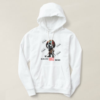 Sudadera figura caricaturista con capucha