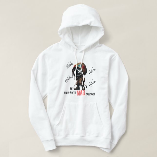 Sudadera figura caricaturista con capucha (Diseño del anverso)