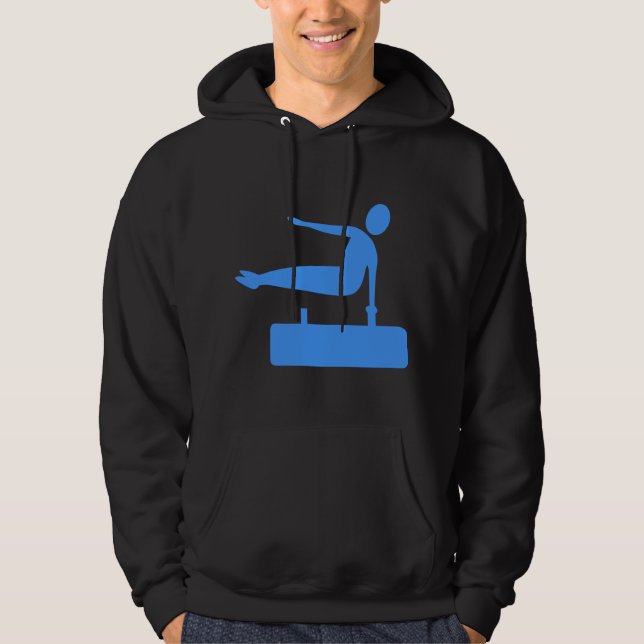 Sudadera Figura de bóveda - Azul bebé (Anverso)