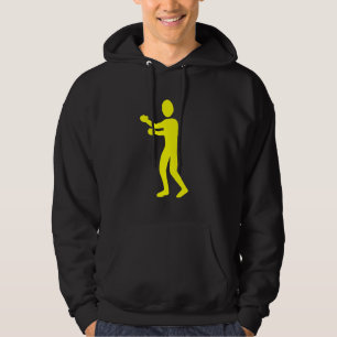 Sudadera Figura de boxeo - Amarillo