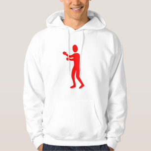 Sudadera Figura de boxeo - Rojo