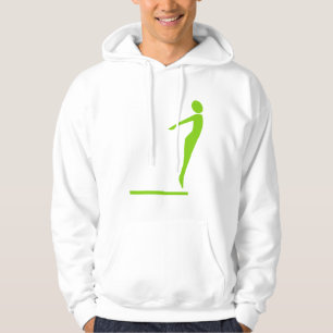 Sudadera Figura de buceo - Verde marciano