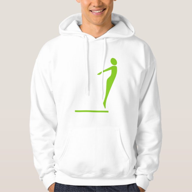 Sudadera Figura de buceo - Verde marciano (Anverso)