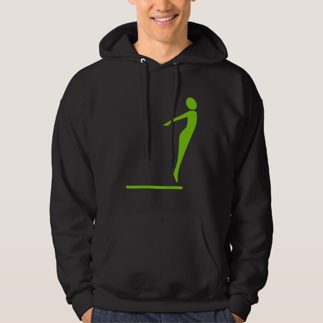 Sudadera Figura de buceo - Verde marciano (Anverso)