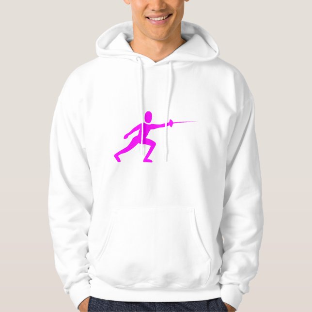 Sudadera Figura de cercado - Magenta (Anverso)