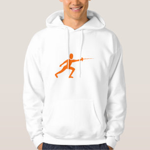 Sudadera Figura de cercado - Naranja