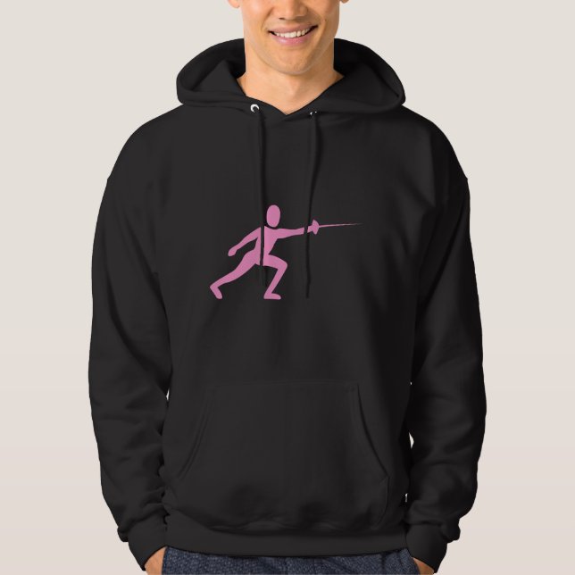 Sudadera Figura de la valla - Rosa (Anverso)