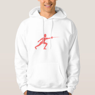 Sudadera Figura de la valla - Rosa tropical