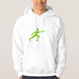 Sudadera Figura de la valla: Verde marciano