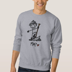 Sudadera Figura de palito de minero