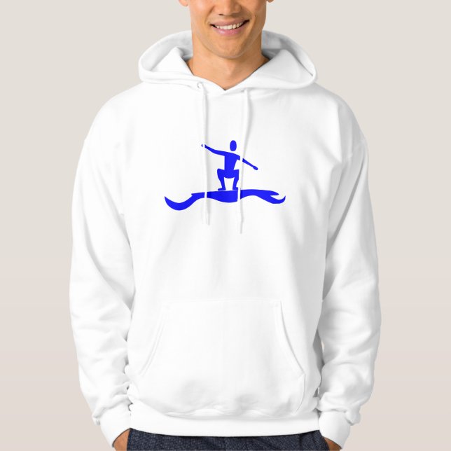 Sudadera Figura de surf - Azul (Anverso)