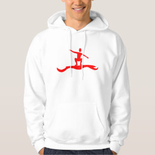 Sudadera Figura de surf - Rojo