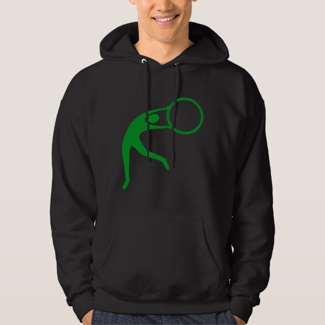 Sudadera Figura Rítmica Gimnástica - Verde de hierba (Anverso)