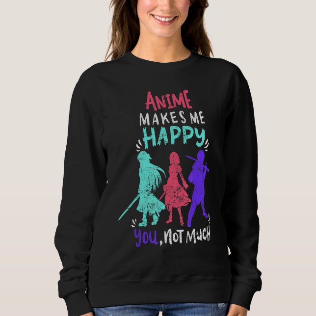 Sudadera Figuras que dicen animación (Anverso)