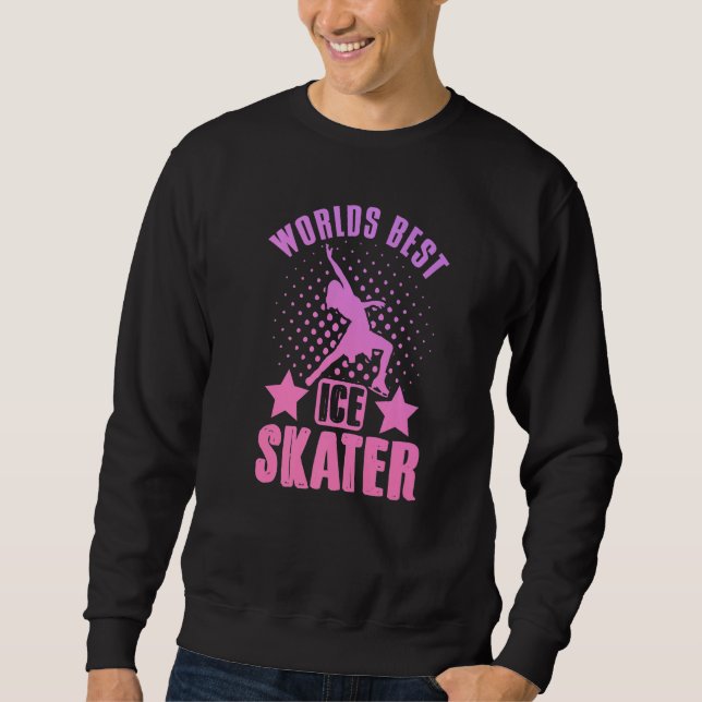 Sudadera Figure Skating Worlds Best Ice Skater Dancer (Anverso)