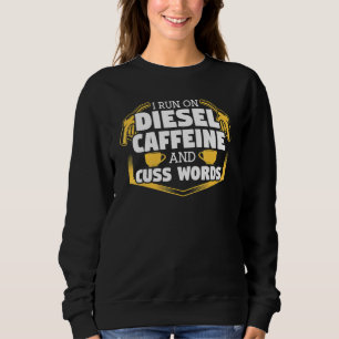 Sudadera Fijación Mecánica De Coches Que Corro En La Cafeín