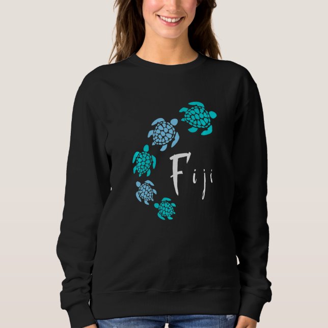 Sudadera Fiji Islands Blue Turtle Fiji (Anverso)