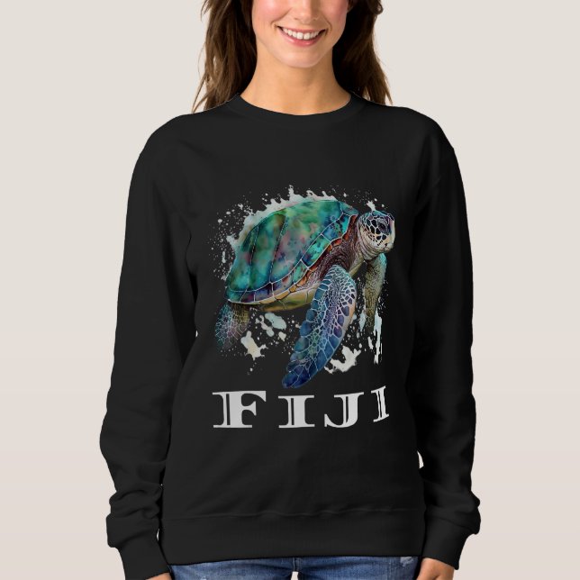 Sudadera Fiji Islands Sea Turtle Fiji (Anverso)