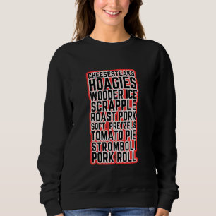Sudadera Filadelfia Foods Philly Cheesesteaks Wooder Ice
