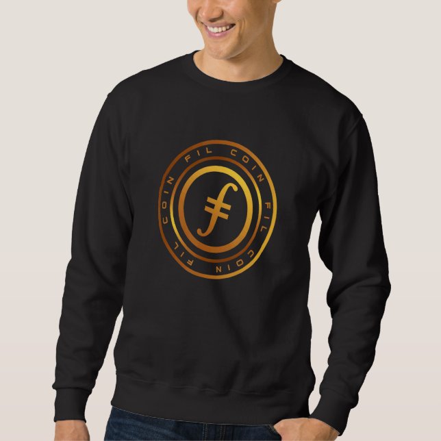 Sudadera Filecoin crypto HODL FIL coin Digital Money FIL To (Anverso)