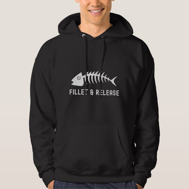 Sudadera Filet And Release Fisherman Humor Fun Mens Fisher (Anverso)