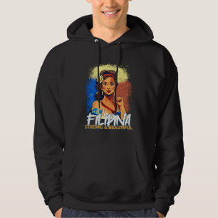 Sudadera Filipina Hermosa y Fuerte Esposa o Chica Filipina