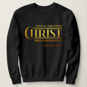 Sudadera Filipinas 4:13 Biblia contra KJV cita a mujeres