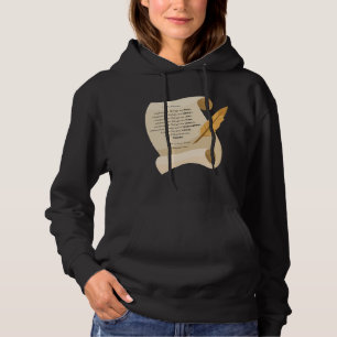 Sudadera Filipinas 4:8 KJV Cita de la Biblia Scroll Women