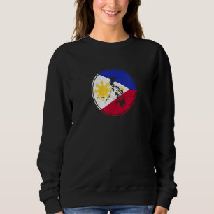 Sudadera Filipinas: Mapa de la bandera filipina antigua