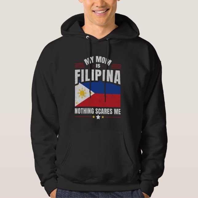 Sudadera Filipinas: Mi mamá es FILIPINA Nada Sc (Anverso)