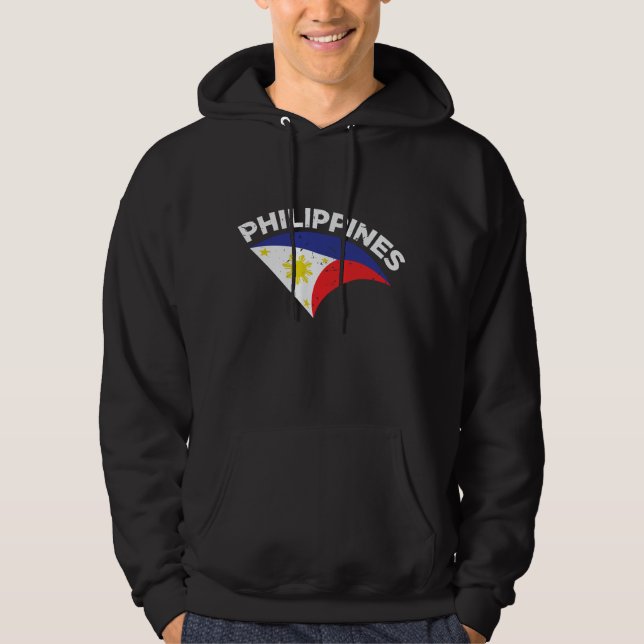 Sudadera Filipinas: Patria orgullosa del pino de la bandera (Anverso)