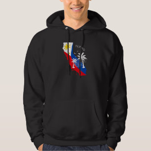 Sudadera Filipino de bandera filipina de California