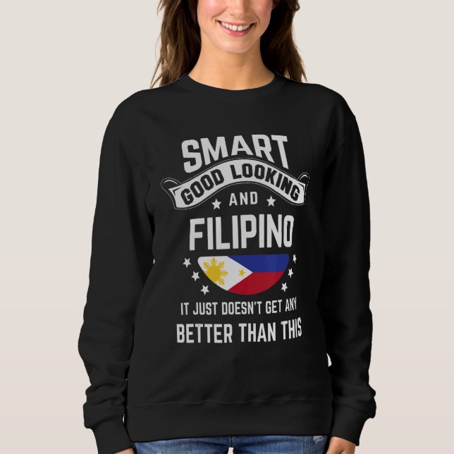 Sudadera Filipino Flag Native Pride  Philippines Filipino R (Anverso)