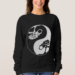Sudadera Filosofía del árbol Ying Yang Bonsai - Luz y osc