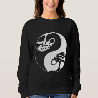 Sudadera Filosofía del árbol Ying Yang Bonsai - Luz y oscur