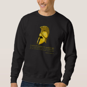 Sudadera Filosofía griega antigua Cita Marcus Aurelius S
