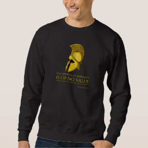 Sudadera Filosofía griega estográfica cita al emperador Mar