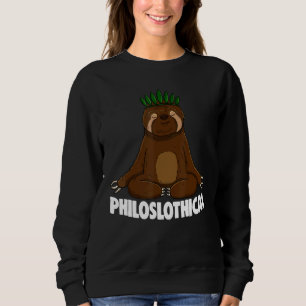 Sudadera Filosófico Cabeza Sleepy Tees Mujeres