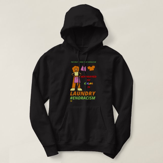 SUDADERA "FIN AL RACISMO" (Diseño del anverso)
