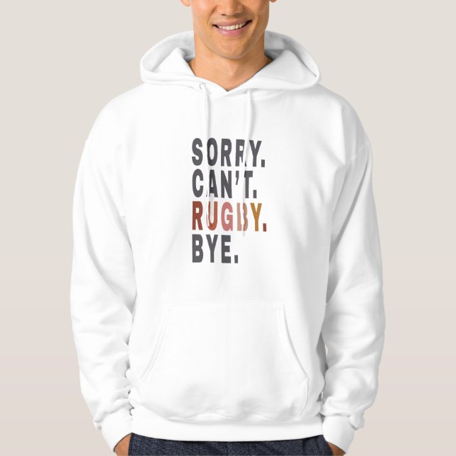 Sudadera Fin de semana divertido de rugby ,para Mamá de rug (Anverso)